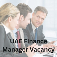 UAE Finance Manager Vacancy